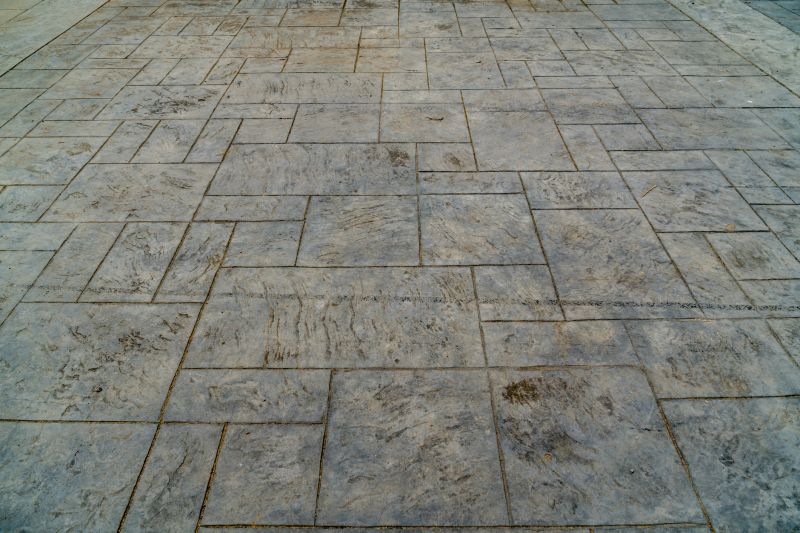 Stamped Concrete Patio Installation detail